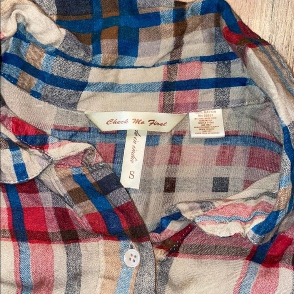 3/4 Sleeve High-Low shift - Picture 3 of 4